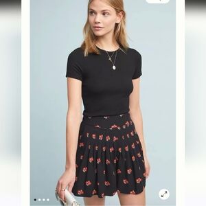 Anthropologie Maeve | Patchwork Pleated Skorts, size S